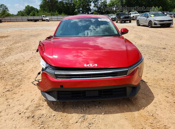 3KPFT4DE4SE187557 2025 KIA K4 Red Front view