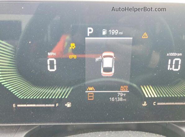 3KPFT4DE4SE226292 2025 KIA K4 Black Սարքավորումների վահանակի տեսք