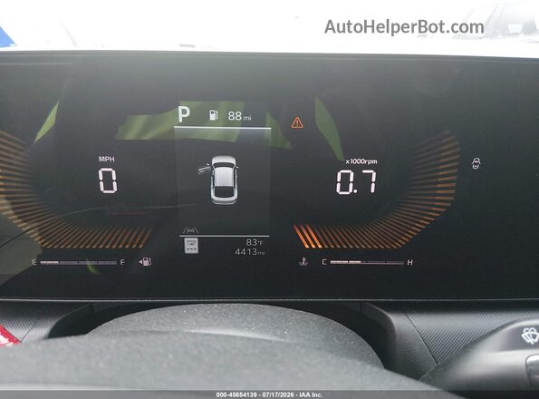 3KPFT4DE4TE312784 2026 KIA K4 Red Rear seats view