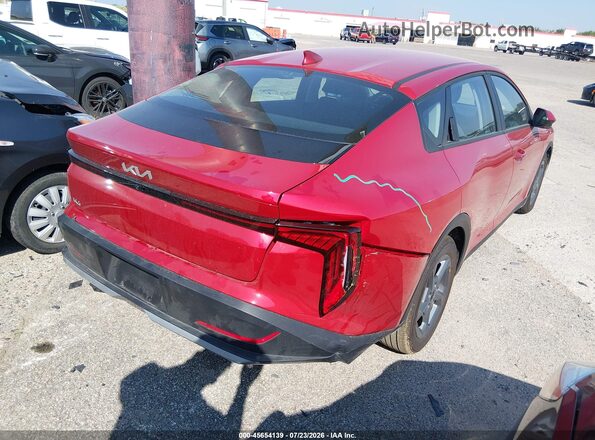 3KPFT4DE4TE312784 2026 KIA K4 Red Rear right