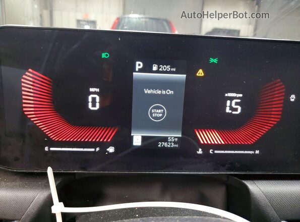 3KPFT4DE5SE117291 2025 KIA K4 Silver Instrument cluster view