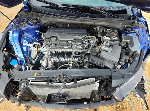 3KPFT4DE5SE176342 2025 KIA K4 Blue უკანა სალონის ხედი