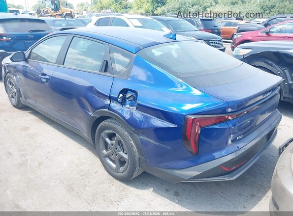 3KPFT4DE6SE012033 2025 KIA K4 Blue Задня ліва чверть