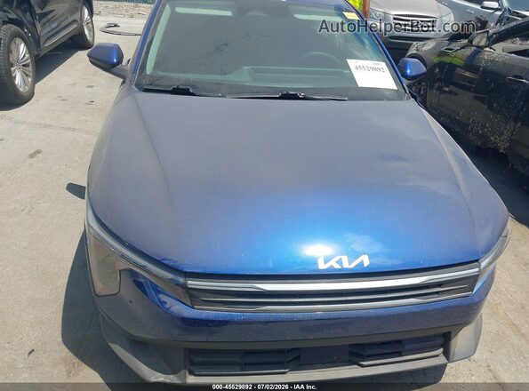 3KPFT4DE6SE012033 2025 KIA K4 Blue Вид щитка приладів