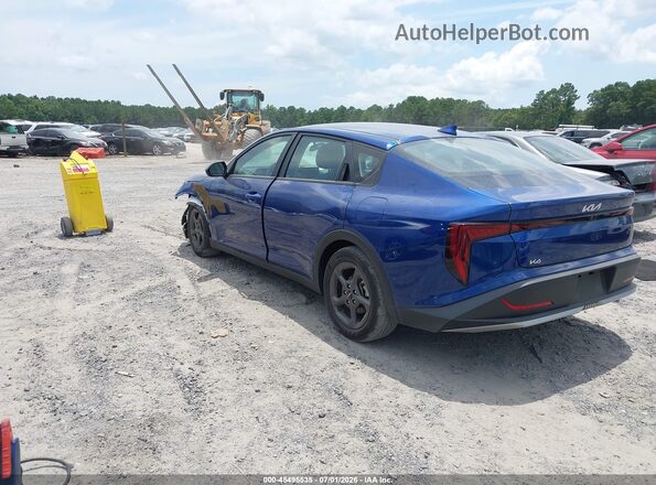 3KPFT4DE6SE021802 2025 KIA K4 Blue Задня ліва чверть