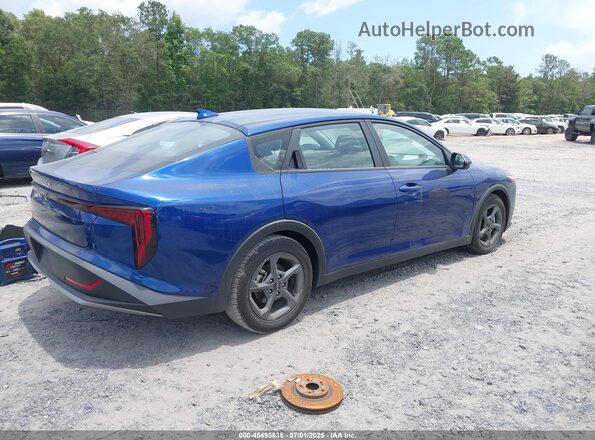 3KPFT4DE6SE021802 2025 KIA K4 Blue Задня права чверть