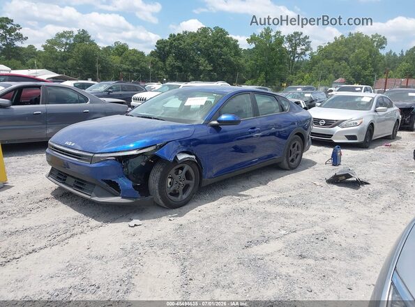 3KPFT4DE6SE021802 2025 KIA K4 Blue Передня ліва чверть