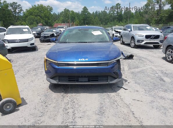 3KPFT4DE6SE021802 2025 KIA K4 Blue Вид щитка приладів