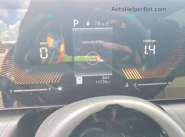 3KPFT4DE6SE118577 2025 KIA K4 Blue Սարքավորումների վահանակի տեսք