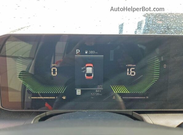 3KPFT4DE6SE136271 2025 KIA K4 White Instrument cluster view