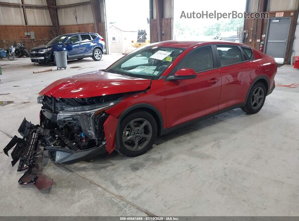 3KPFT4DE6SE240436 2025 KIA K4 Red Передня ліва чверть