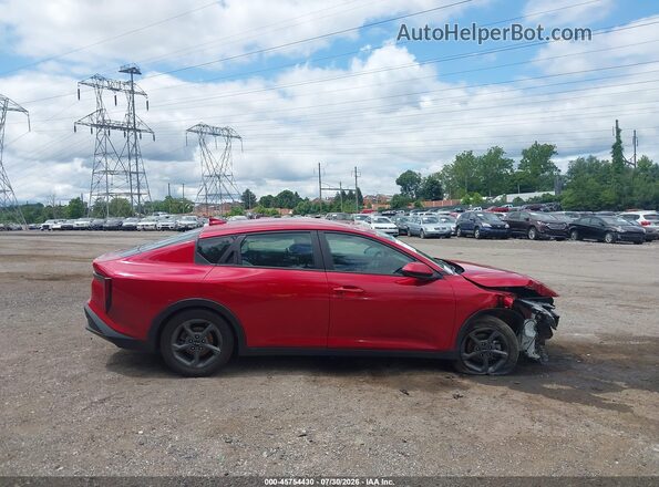 3KPFT4DE7SE006127 2025 KIA K4 Red უკანა სალონის ხედი