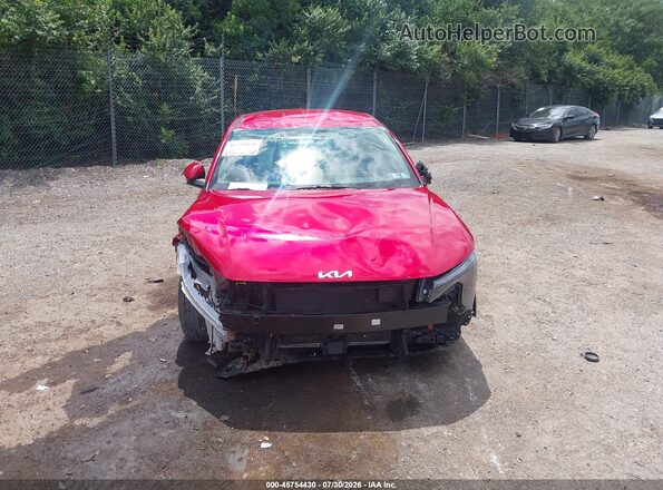 3KPFT4DE7SE006127 2025 KIA K4 Red ხელსაწყოთა პანელის ხედი