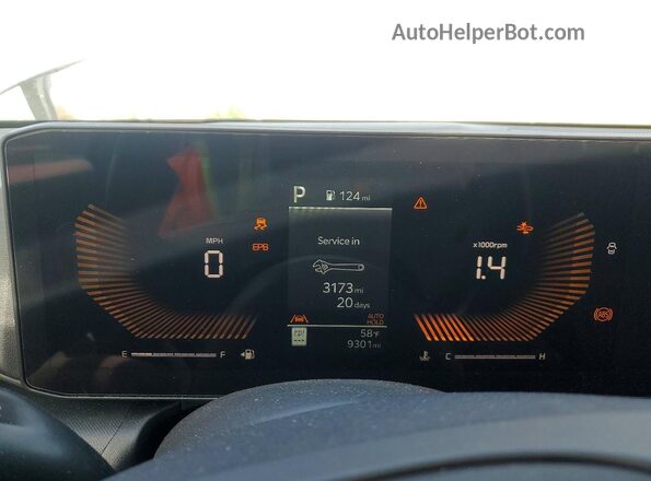 3KPFT4DE7SE117583 2025 KIA K4 Gray Vista del cuadro de instrumentos