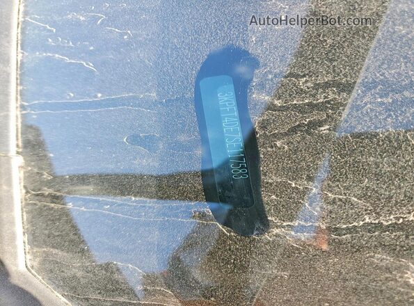3KPFT4DE7SE117583 2025 KIA K4 Gray Vista de la etiqueta del VIN