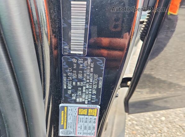 3KPFT4DE7SE141687 2025 KIA K4 Black Vista de la etiqueta del VIN