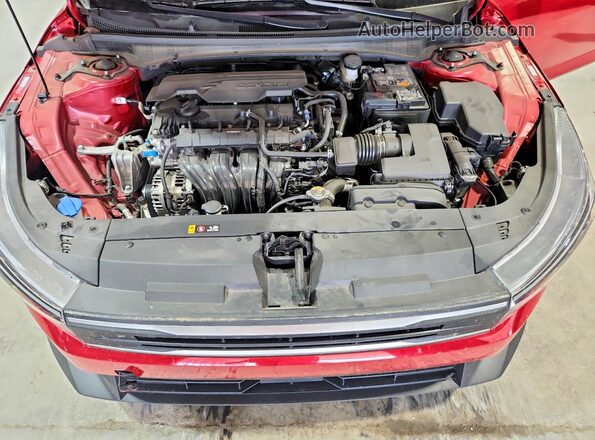 3KPFT4DE8SE007593 2025 KIA K4 Red Rear interior view