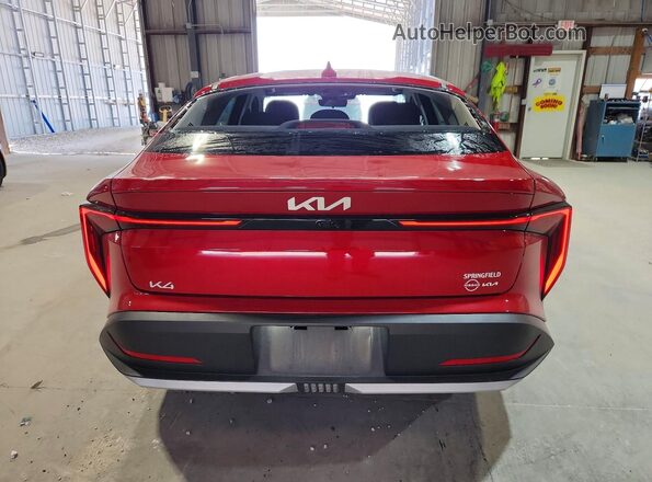 3KPFT4DE8SE007593 2025 KIA K4 Red Rear view