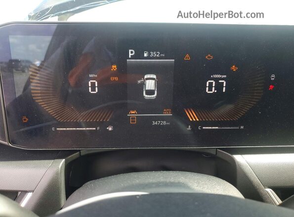 3KPFT4DE8SE134425 2025 KIA K4 Black ხელსაწყოთა პანელის ხედი