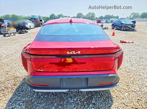 3KPFT4DE8SE162368 2025 KIA K4 Red Հետևի տեսք