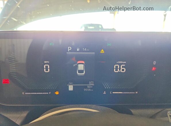 3KPFT4DE8SE238641 2025 KIA K4 Серый Вид щитка приборов