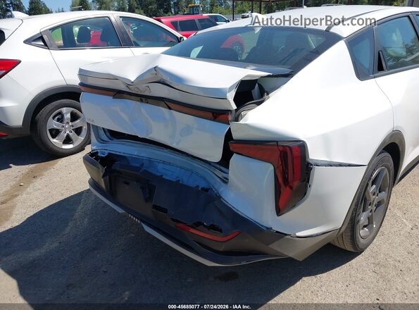 3KPFT4DE9SE008381 2025 KIA K4 White წინა ხედი