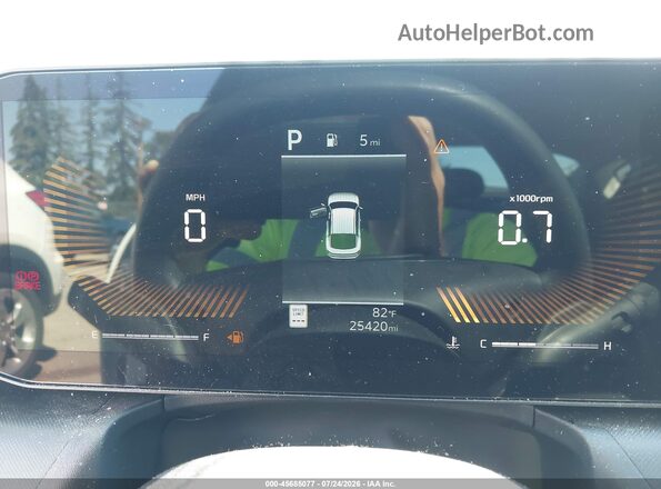 3KPFT4DE9SE008381 2025 KIA K4 White უკანა სავარძლების ხედი