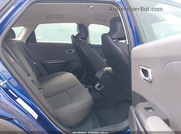 3KPFT4DE9SE032888 2025 KIA K4 Blue VIN sticker view