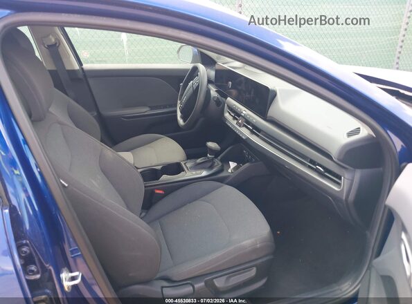 3KPFT4DE9SE032888 2025 KIA K4 Blue Front interior view