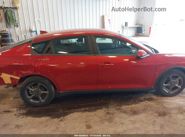 3KPFT4DE9SE090211 2025 KIA K4 Red Սալոնի հետևի տեսք