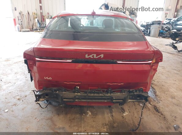3KPFT4DE9SE090211 2025 KIA K4 Red Դիմացի տեսք