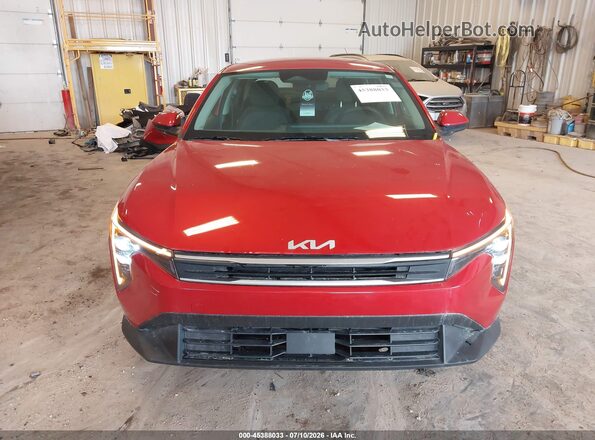 3KPFT4DE9SE090211 2025 KIA K4 Red Սարքավորումների վահանակի տեսք