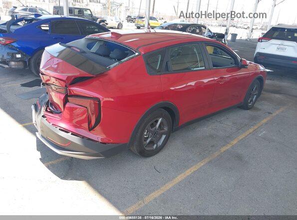 3KPFT4DEXSE023682 2025 KIA K4 Red უკანა მარჯვენა