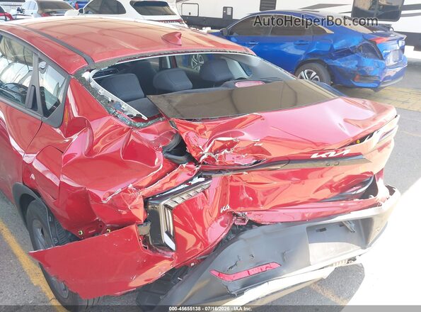 3KPFT4DEXSE023682 2025 KIA K4 Red წინა ხედი
