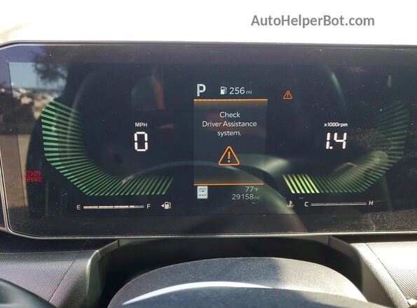 3KPFT4DEXSE079069 2025 KIA K4 Black Instrument cluster view