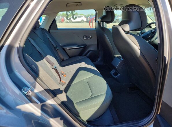 3KPFT4DEXSE088368 2025 KIA K4 Gray Rear seats view