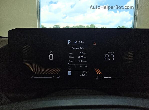 3KPFT4DEXSE202479 2025 KIA K4 Black Instrument cluster view