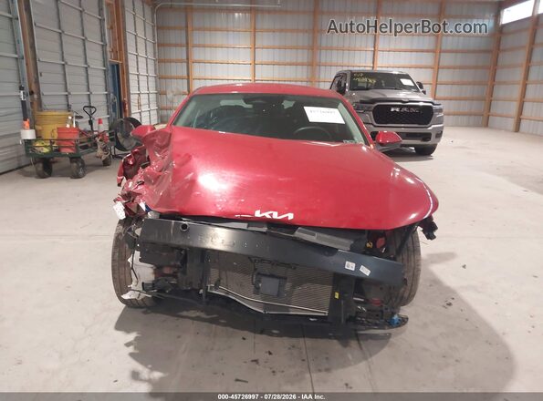 3KPFU4DE0SE247072 2025 KIA K4 Red Rear interior view