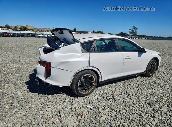 3KPFU4DE1SE200522 2025 KIA K4 White Задня права чверть