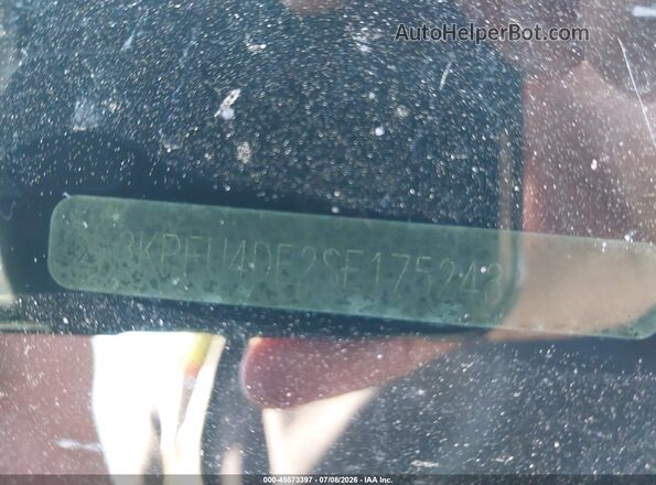 3KPFU4DE2SE175243 2025 KIA K4 White Engine compartment view