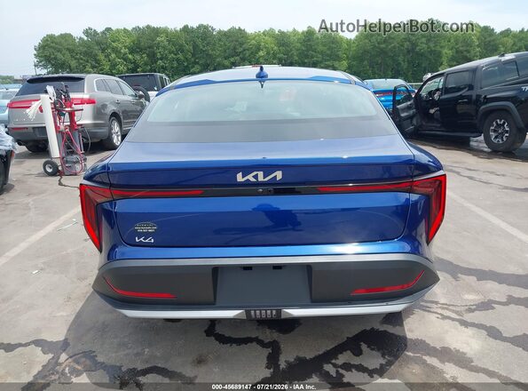3KPFU4DE3SE004758 2025 KIA K4 Blue 