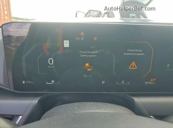 3KPFU4DE4SE110507 2025 KIA K4 Blue Вид щитка приладів