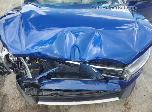 3KPFU4DE4SE110507 2025 KIA K4 Blue Вид задньої частини салону