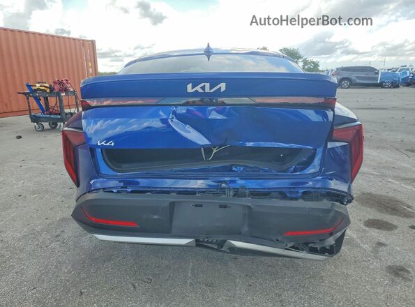 3KPFU4DE4SE110507 2025 KIA K4 Blue Вид ззаду
