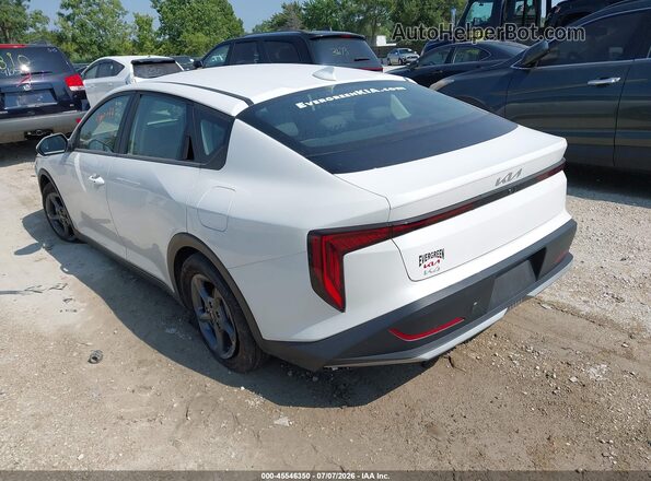 3KPFU4DE5SE123430 2025 KIA K4 White Հետևի ձախ