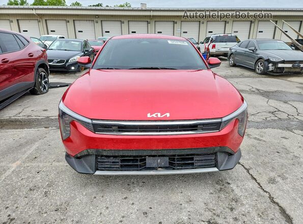 3KPFU4DE6SE029752 2025 KIA K4 Red Vista frontal