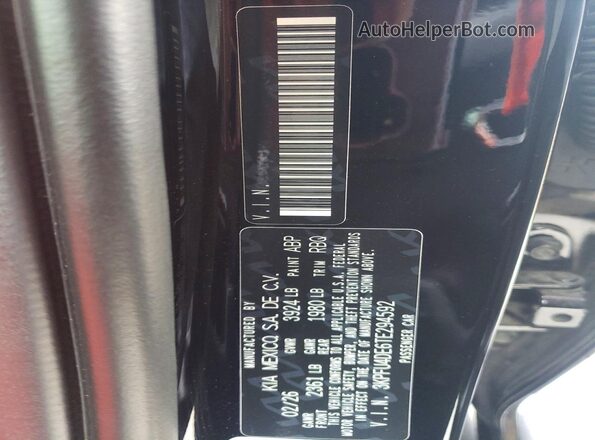3KPFU4DE6TE294592 2026 KIA K4 Black Շարժիչի բաժամունքի տեսք