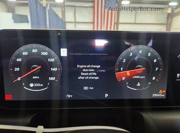 3KPFU4DE7SE009929 2025 KIA K4 White Instrument cluster view