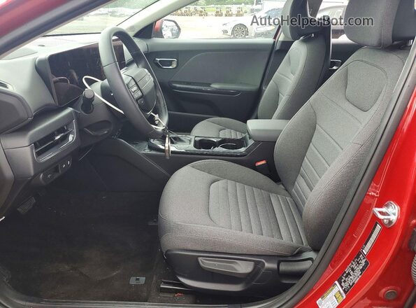 3KPFU4DE8SE196582 2025 KIA K4 Red Front interior view