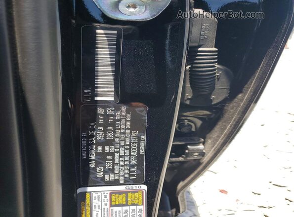 3KPFU4DEXSE137792 2025 KIA K4 Black VIN sticker view